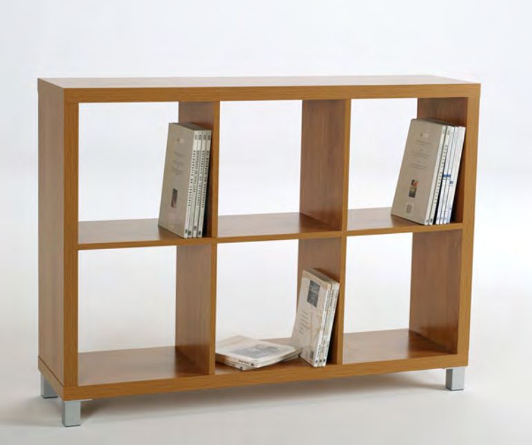 Estanteria Kubox 3x2 maple
